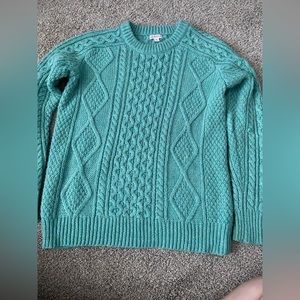 Womens teal sweater